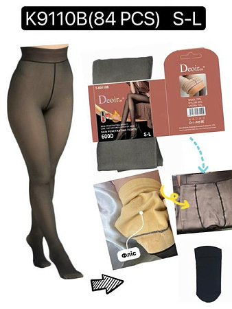 Колготы Redoor K9110B black - делук