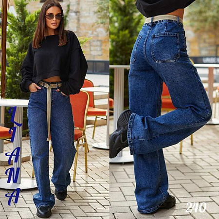 Джинсы Liana Denim 240 blue - делук