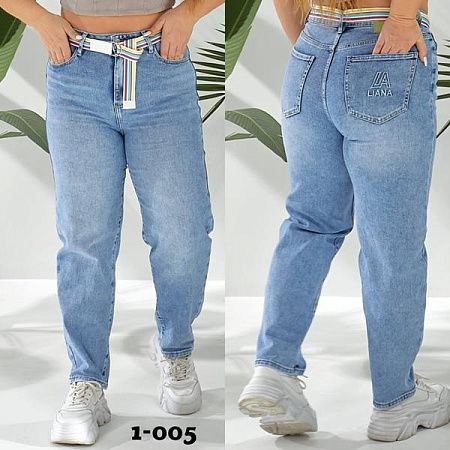 Джинсы Liana Denim 1-005 l.blue - делук