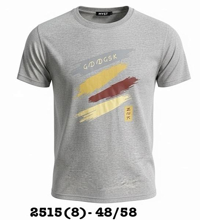 Футболка Liopt 2515-8 grey - делук