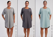 Ночнушка Trikotag T77 d.grey - делук