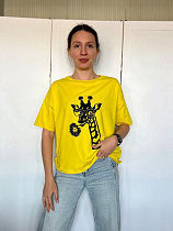 Футболка Fsn 7189 yellow - делук