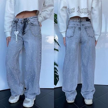 Джинсы Phi Hung P67 grey - делук
