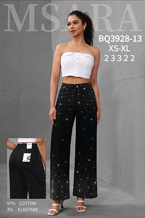 Джинсы Jeans Club BQ3928-13 black - делук