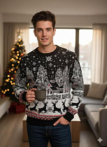 Свитер Moranny MR360 black - делук