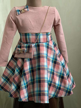 Платье Safi M251 pink - делук