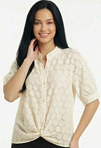 Блузка Levisha 26119 l.beige - делук