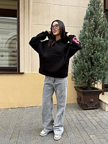 Худи Arina 4250 black Худи Arina 4250 black - делук