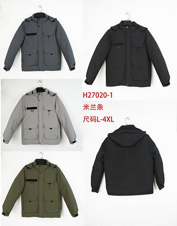 Куртка Tran H27020-1 l.grey - делук