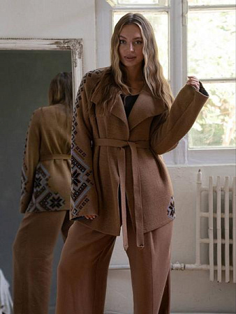 Кардиган Liza Brend 1104 beige - делук