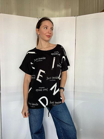 Футболка Fsn 6537 black - делук