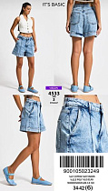 Шорты Jeans Style 4533-3S6-3 l.blue - делук