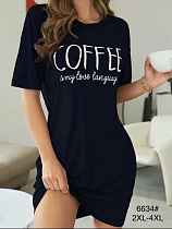 Ночнушка Anion 6634 black - делук