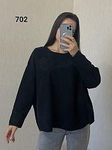 Свитер Fsn 702 black - делук