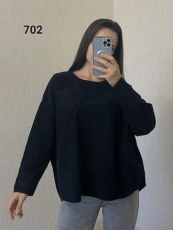 Свитер Fsn 702 black - делук