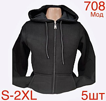 Кофта Спорт Надийка ND1-708 black - делук