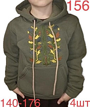 Худи Надийка ND367-156 khaki - делук