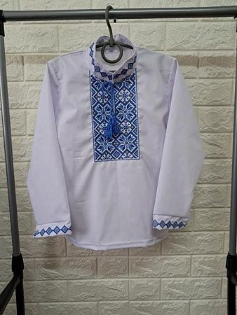 Вышиванка Proschenko PR115 white - делук