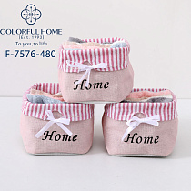 Набір серветок у подарунковій корзинці 7576-F-24 - делук