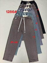 Джинсы Immei 1286-1 black - делук