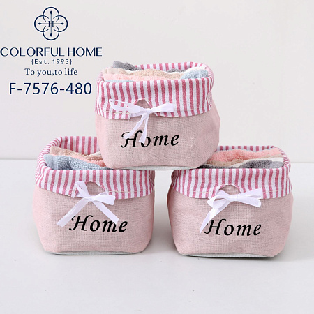 Набір серветок у подарунковій корзинці 7576-F-24 - делук