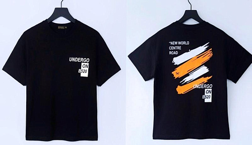 Футболка Dino DN44 black - делук