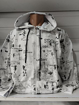 Кофта Спорт Panda 1464 white - делук