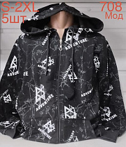 Кофта Надийка ND621-708 black - делук