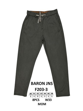 Штаны Baron Jeans F203-3 khaki - делук