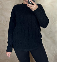 Свитер Levisha 24055 black - делук