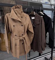 Пальто Oukali 24316 black Пальто Oukali 24316 black - делук