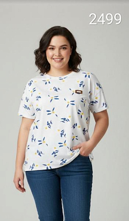 Футболка Met&March 2499-15 white - делук