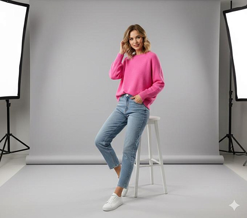 Свитер Modnulya 0711 pink - делук