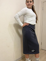 Юбка Moda School M422 d.grey - делук