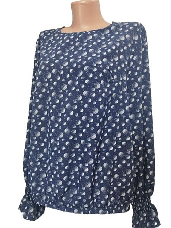 Блузка Bishoff 585 navy - делук