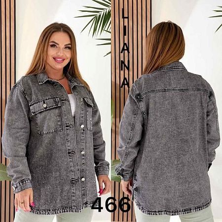 Рубашка Beki 466 black - делук