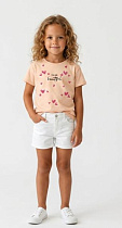 Футболка Malibu2 5670 peach - делук
