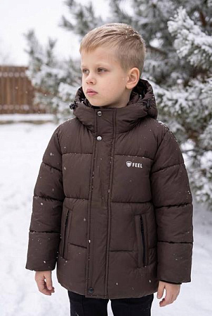 Куртка Delfinka C15 brown - делук