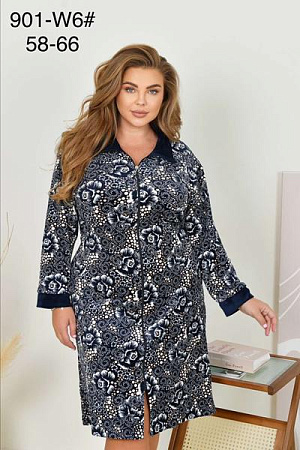 Халат Anion 901-W6 grey - делук