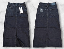 Юбка Maxim Jeans 1013 black (L-3XL) - делук