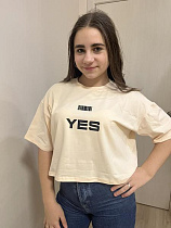 Футболка Moda School M482 beige - делук