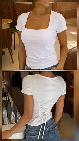 Футболка Alisa Brand 408 white - делук