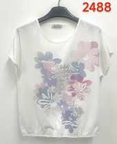 Футболка Lida 2488 white - делук
