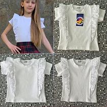 Блузка Baykush B319 white - делук