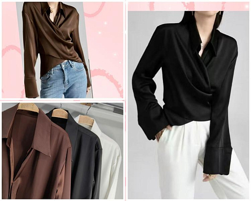 Блузка Style Nadezhda 1654 white - делук