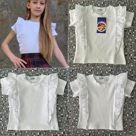 Блузка Baykush B319 white - делук