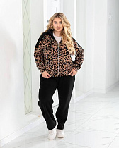 Костюм Спорт Seven Zikina 1351 black - делук