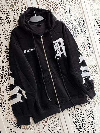 Кофта Спорт Lora LR928 black - делук