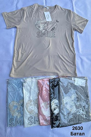 Футболка Minh 2630 mix - делук