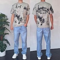 Футболка Three Black 2136 grey - делук